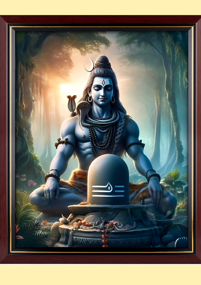 LORD SHIVA FRAMED PHOTO